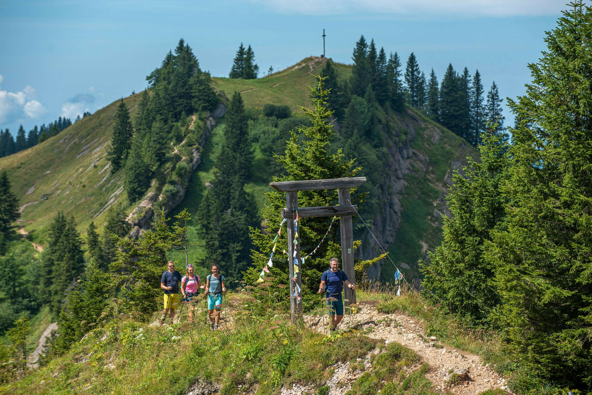 Genieße die Allgäuer Natur am Hochgrat bei Oberstaufen.