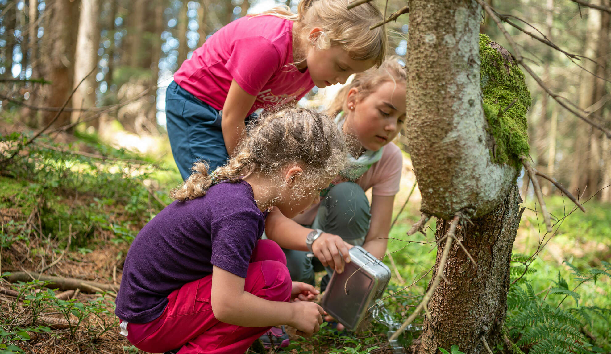 Auf dem MounTeens Detektivweg warten spannende Rätsel auf die Kinder