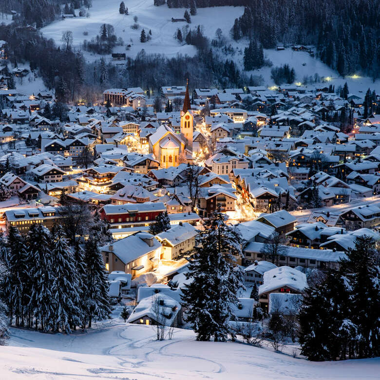 Winterzauber in Oberstaufen Oberstaufen strahlt im Lichterzauber mit Illuminationen