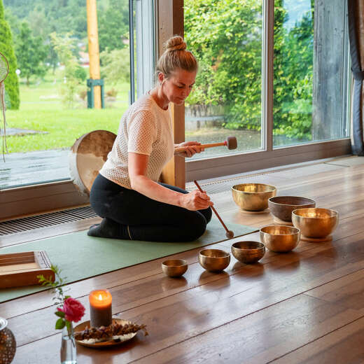 Klangmeditation und Yoga in Oberstaufen