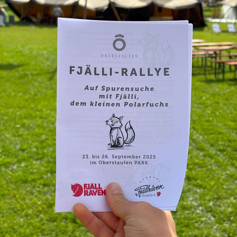 Kinder-Rallye Fjällräven Die kostenfreie Kinder-Rallye im Oberstaufen PARK.