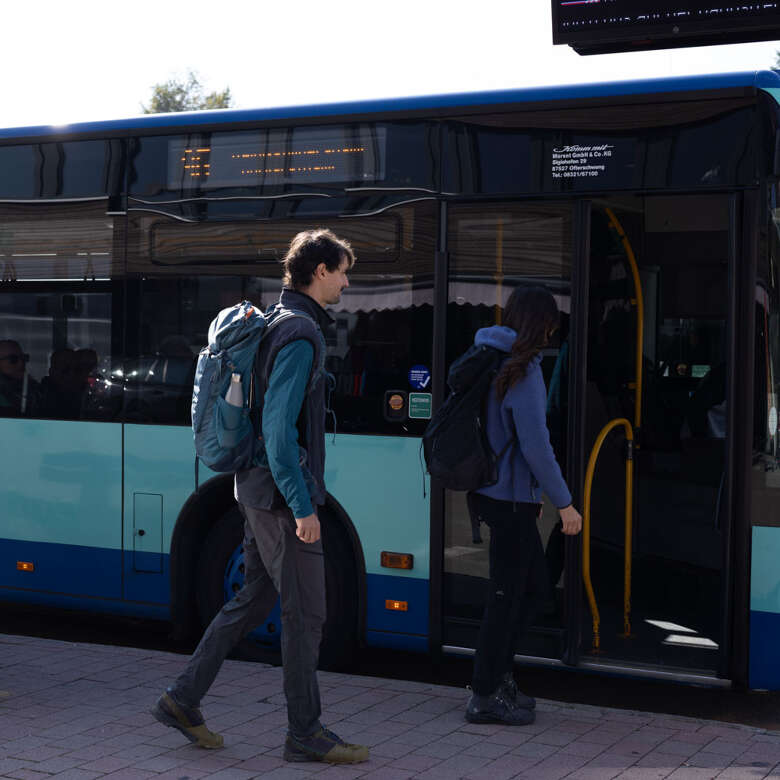 Busfahren in Oberstaufen