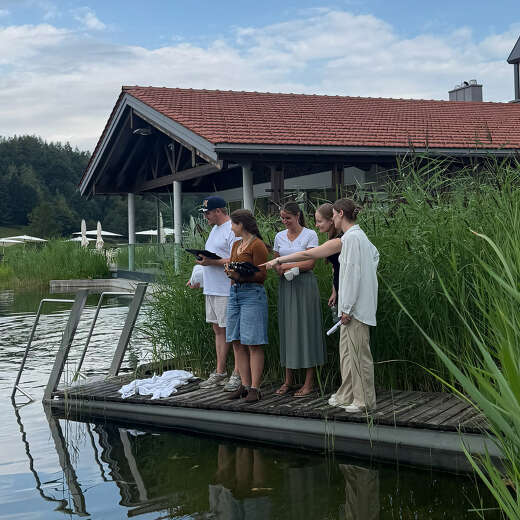 Hinter den Kulissen-Eindruck Social Show-Dreh in oberstaufen