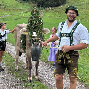 Kranzvieh bei Thalkirchdorf