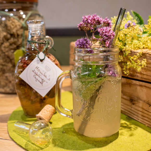 Ein erfrischendes Glas mit Allgäuer Oxel.