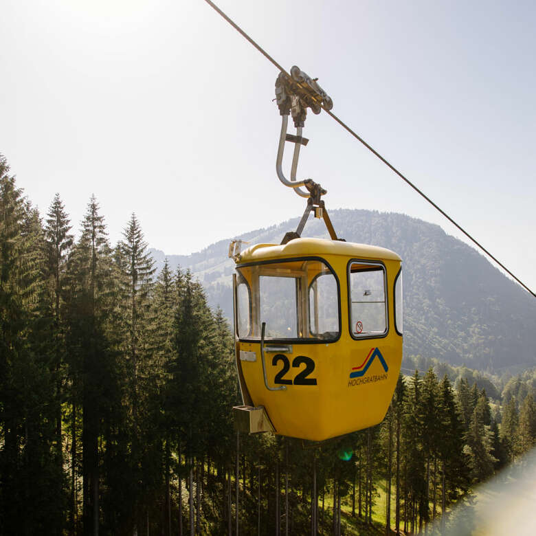 Genieße den Sommer in luftiger Höhe am Hochgrat in Oberstaufen.