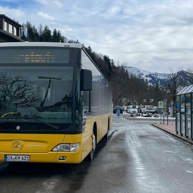 Busfahren in Oberstaufen