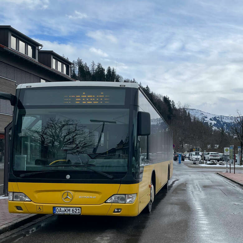 Gästebus von Oberstaufen.