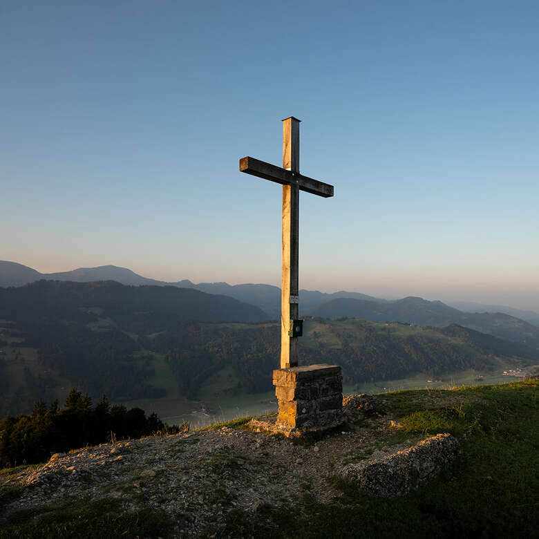 Die Salmaser Höhe garantiert mit seinem Bergpanorama auf die Nagelfluhkette eine einzigartige Sonnenaufgangstour.