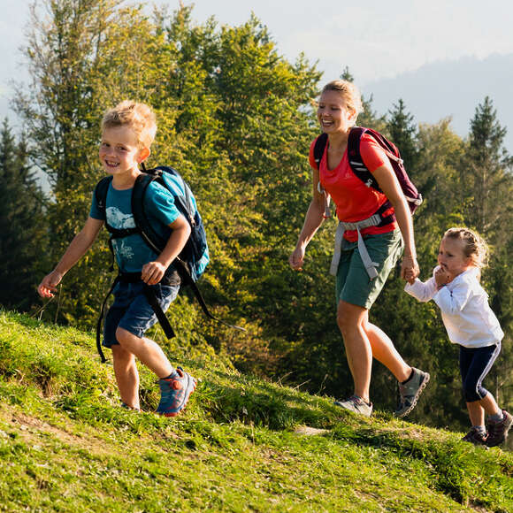 Gemeinsame Zeit mit der ganzen Familie in der Allgäuer Natur.