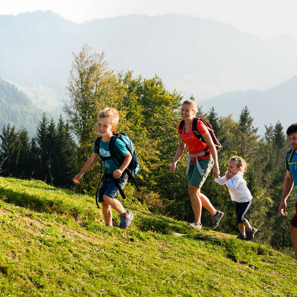 Sommer in den Bergen von Oberstaufen für Familien