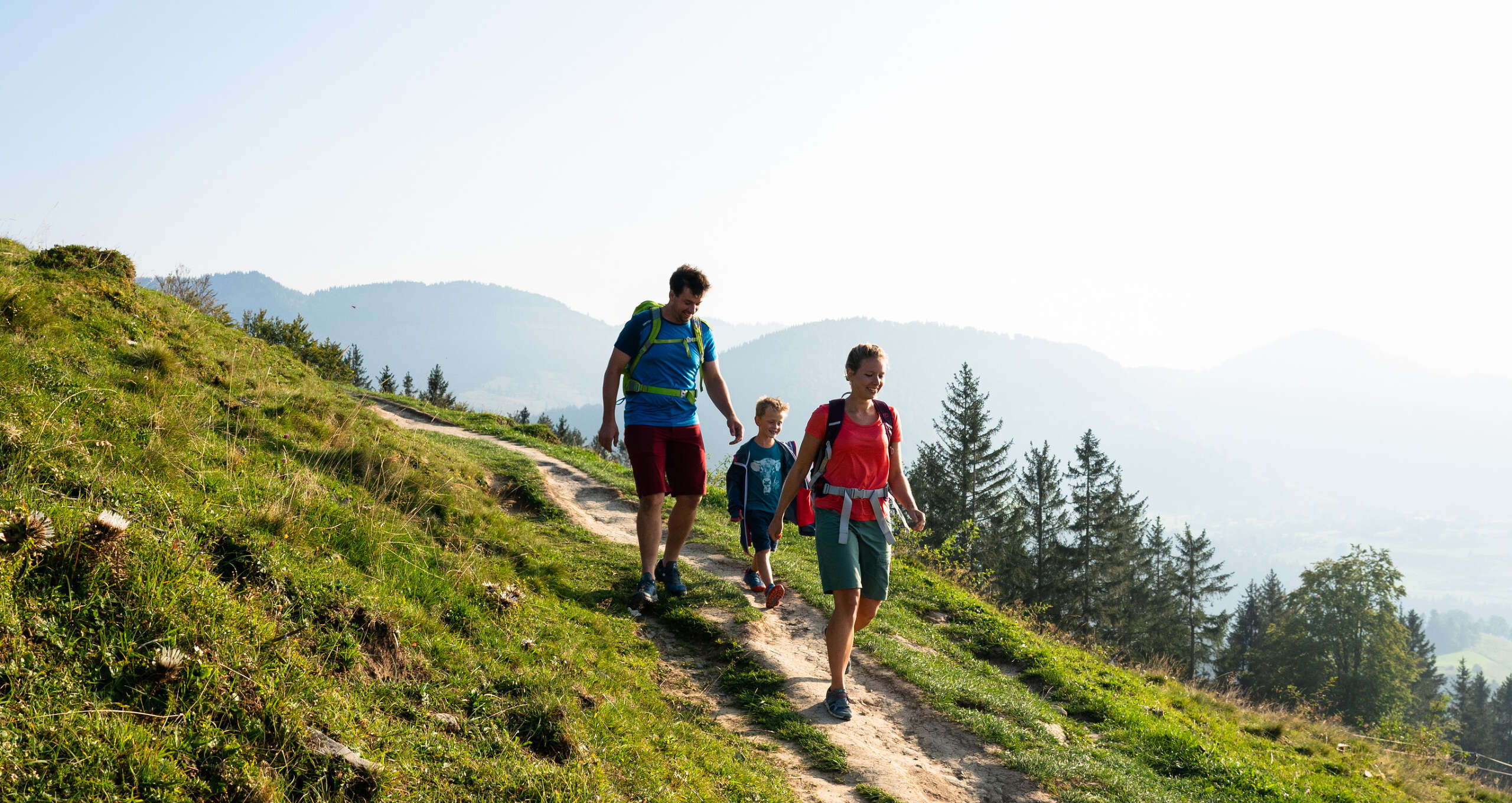 Das Hündle in Oberstaufen im Allgäu ist ein Berg zum Wandern für alle.