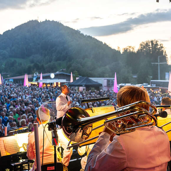 Open Air Konzert der Big Band der Bundeswehr in Oberstaufen
