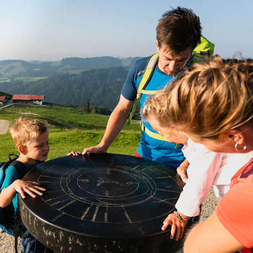 Erlebnis in den Allgäuer Bergen im Sommer für die ganze Familie in Oberstaufen im Allgäu.