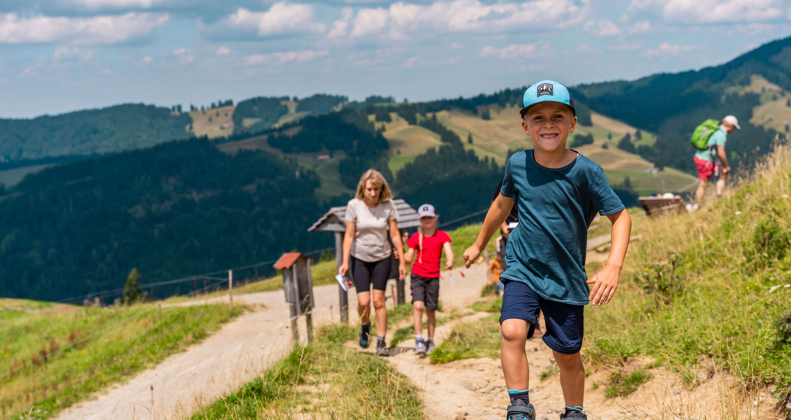 Familienfreundliche Wanderung in Oberstauf im Allgäu Familienfreundliche Wanderung in Oberstauf im Allgäu