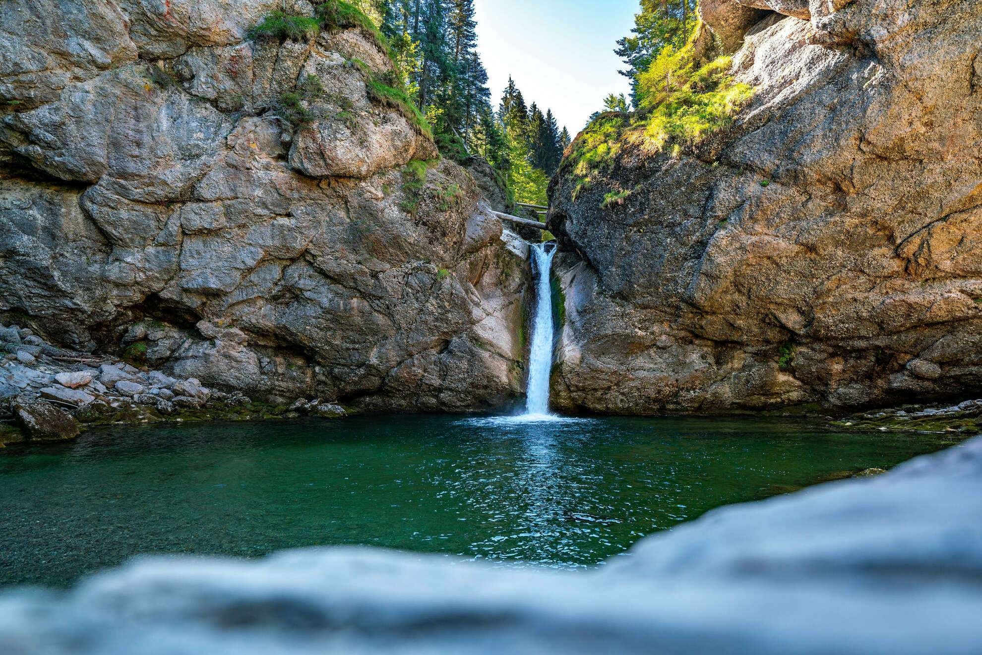 Auszeit genießen am kühlen Nass im Allgäu.