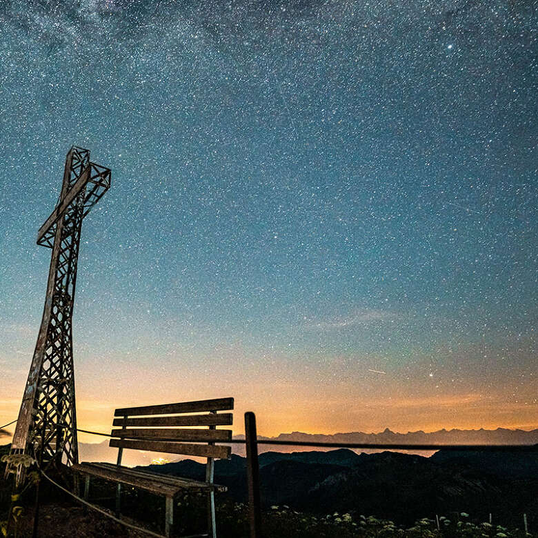 Nacht am Gipfelkreuz