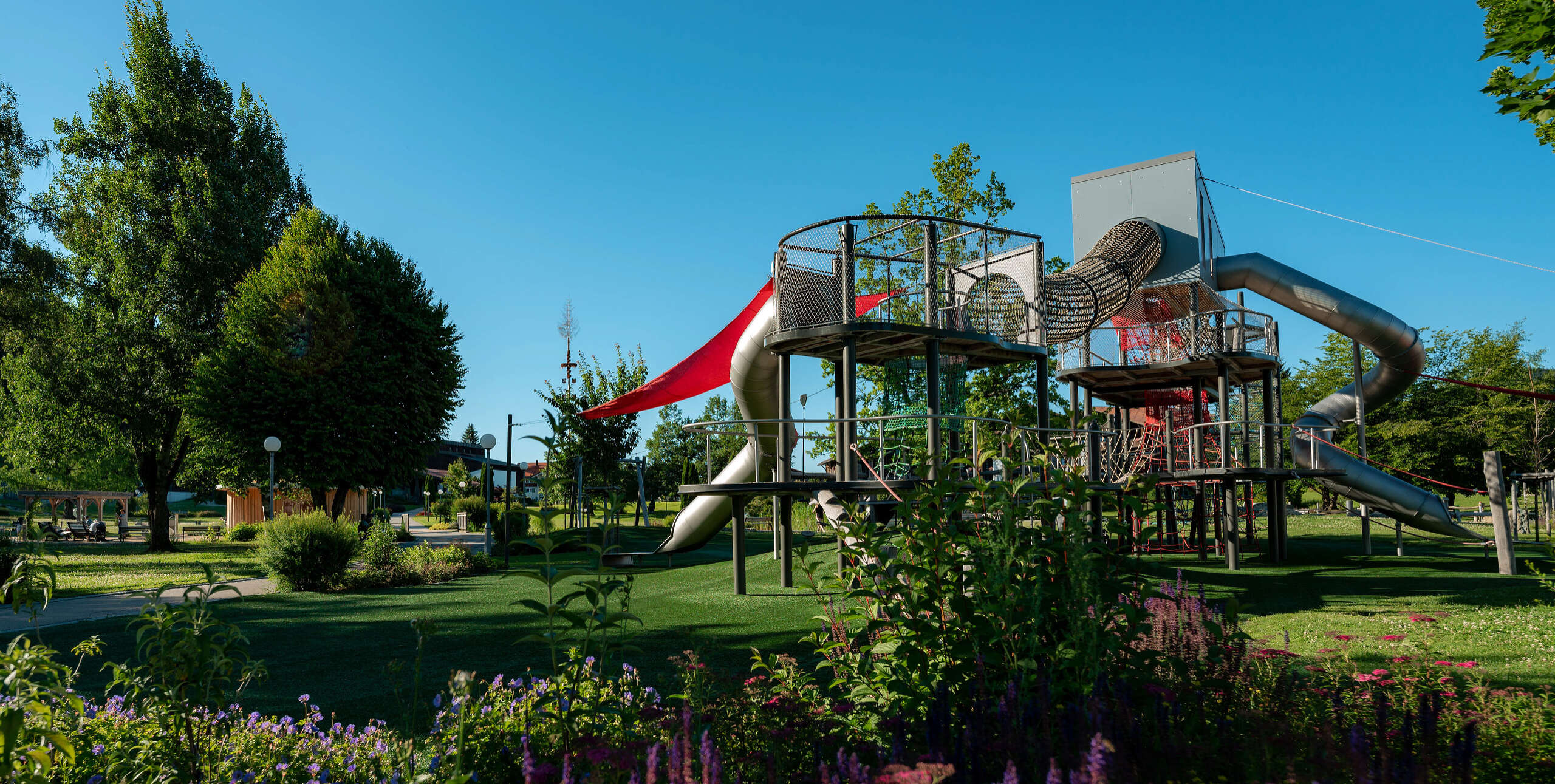 Erlebnis-Spielplatz für Kinder in Oberstaufen im Allgäu. Ein Spaß für die ganze Familie!