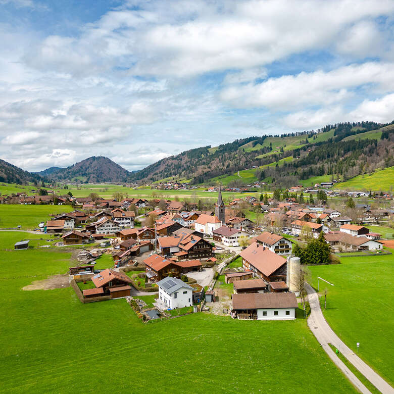Thalkirchdorf im Frühjahr Thalkirchdorf und das Konstanzer Tal im Frühjahr