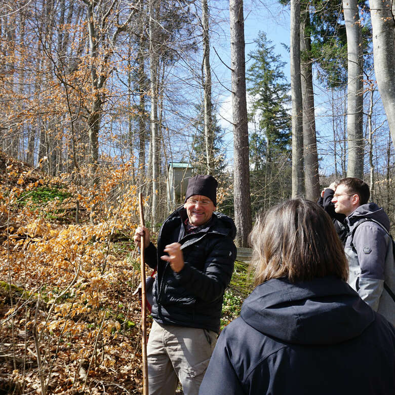 Den Allgäuer Wald bei Oberstaufen erkunden mit Waldexperten.