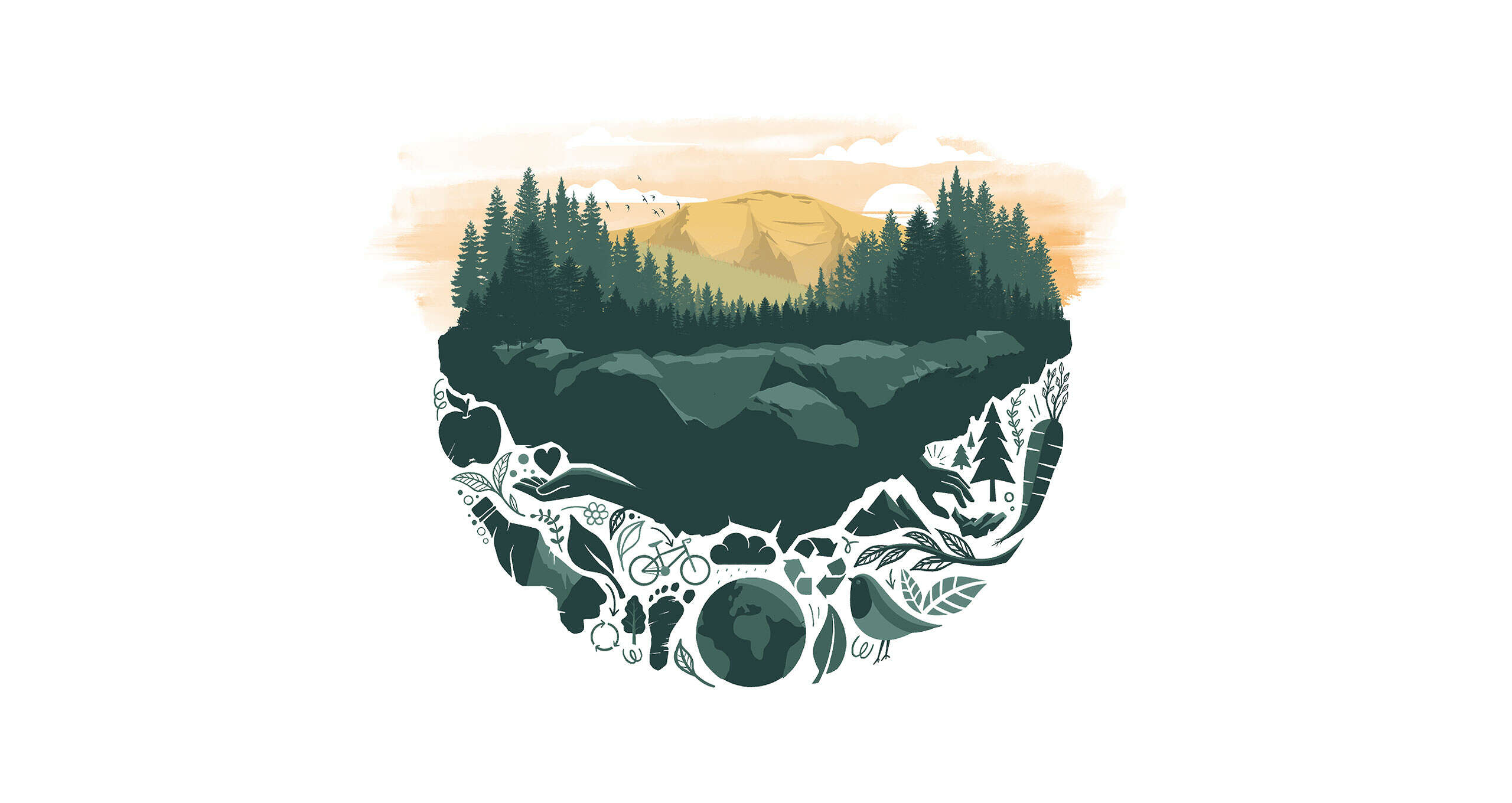 Illustration zum Oberstaufener Weitblick