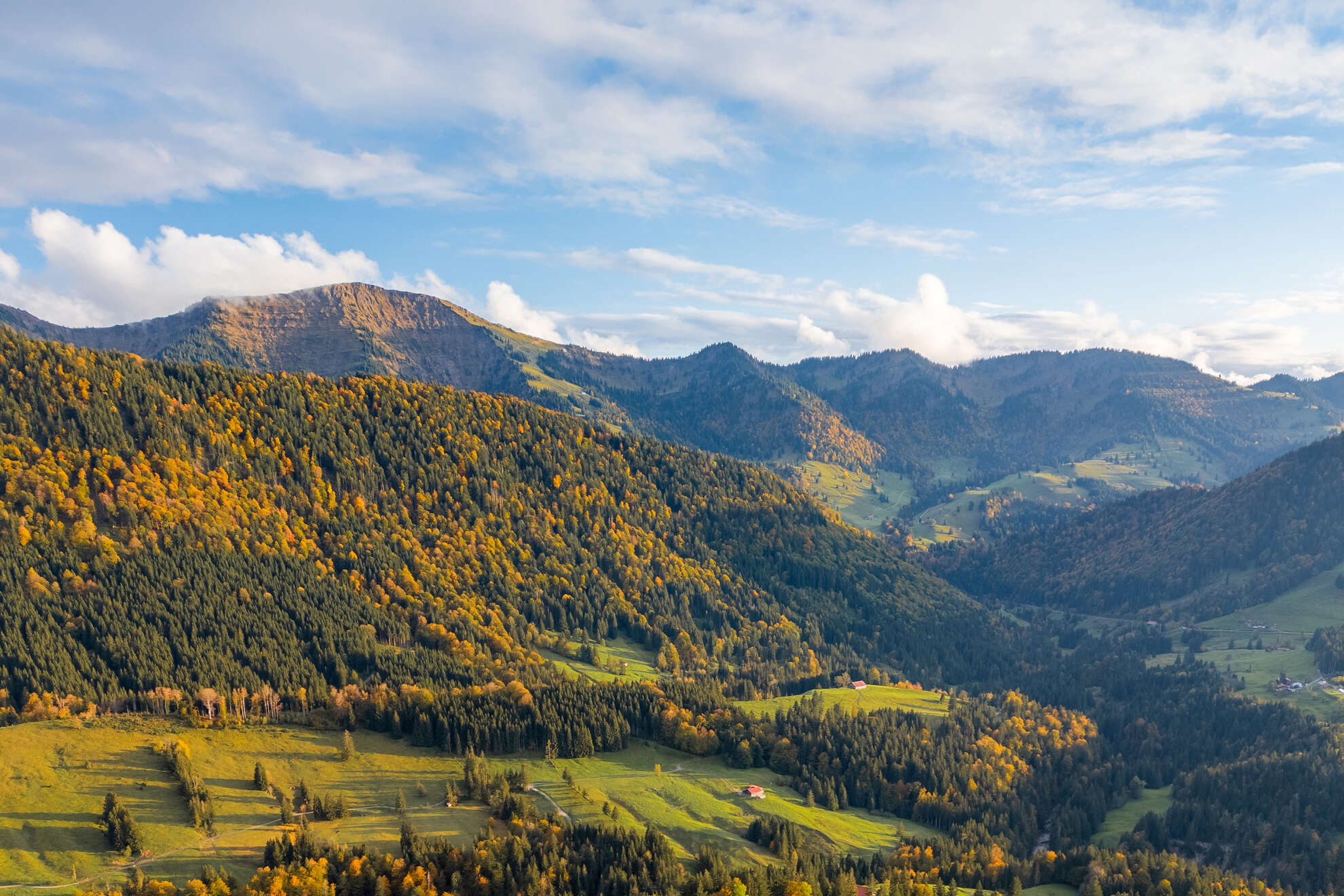 Goldener Herbst in Oberstaufen