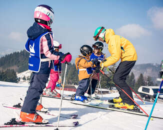 Kinder-Skikurs im Hündle Skigebiet