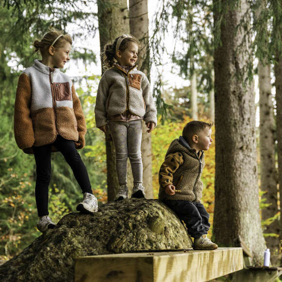 Kinder erkunden die Natur in Oberstaufen