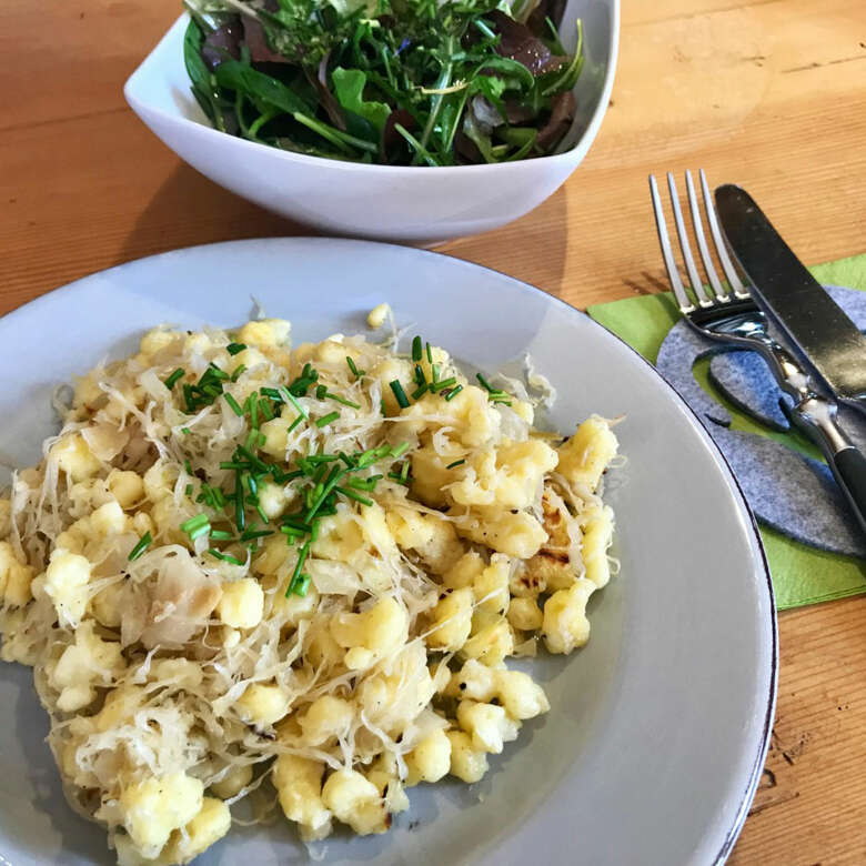 Rezept für die originalen Allgäuer Krautspätzle