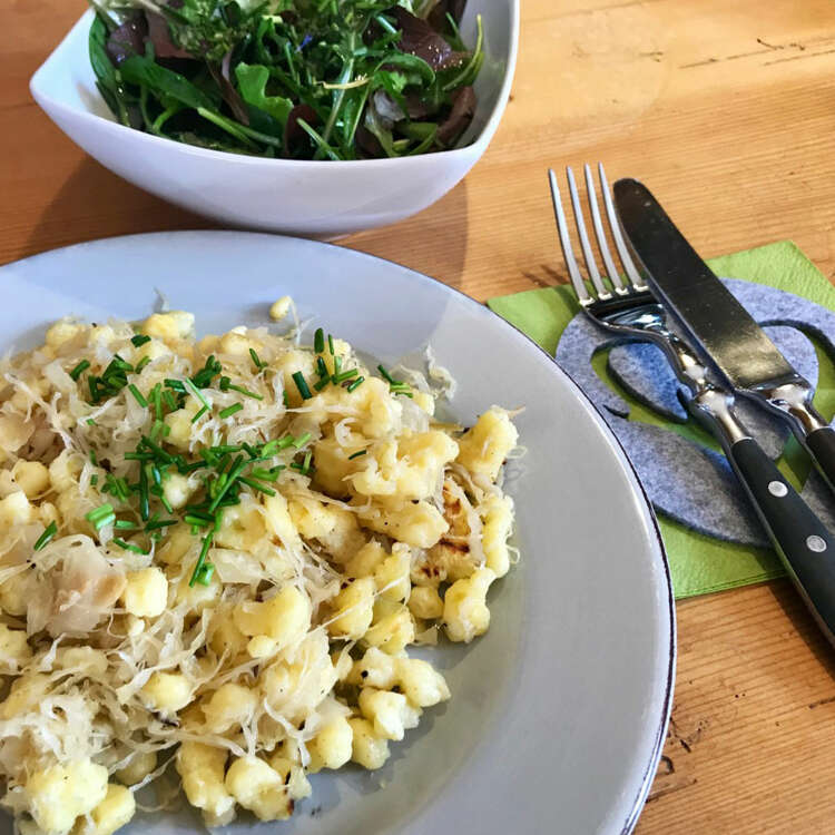 Rezept für Original Krautspatzen aus dem Allgäuer