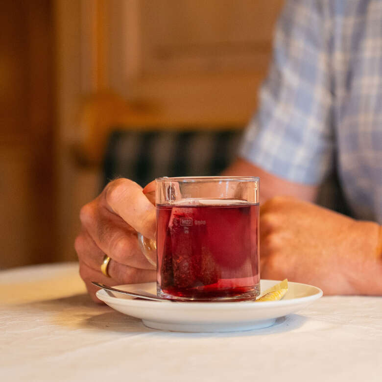 Tee trinken bei der Schrothkur Schrothkur machen in Oberstaufen