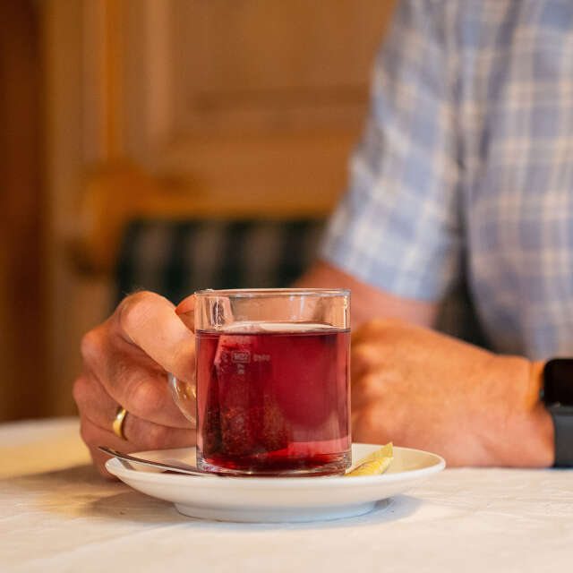 Tee trinken bei der Schrothkur Schrothkur machen in Oberstaufen