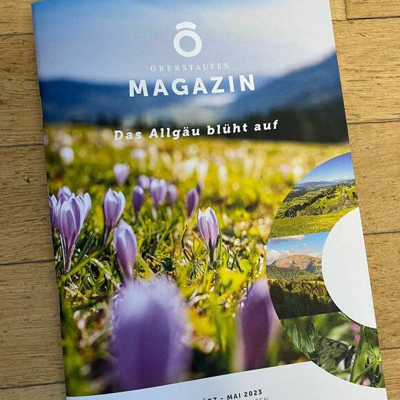 Frühlingsausgabe des Oberstaufen Magazins 2023