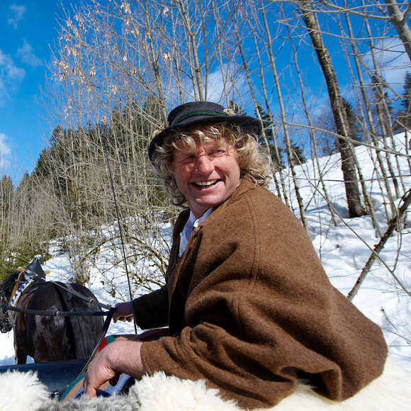 Eine Pferdeschlittenfahrt macht im Allgäuer Winter besonders viel Freude.