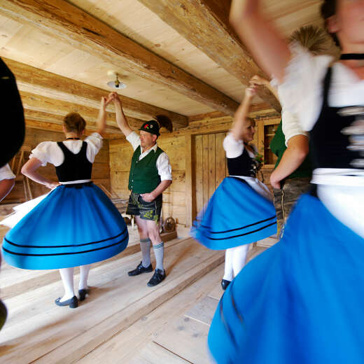 Tanzgruppe in Oberstaufen im Allgäu