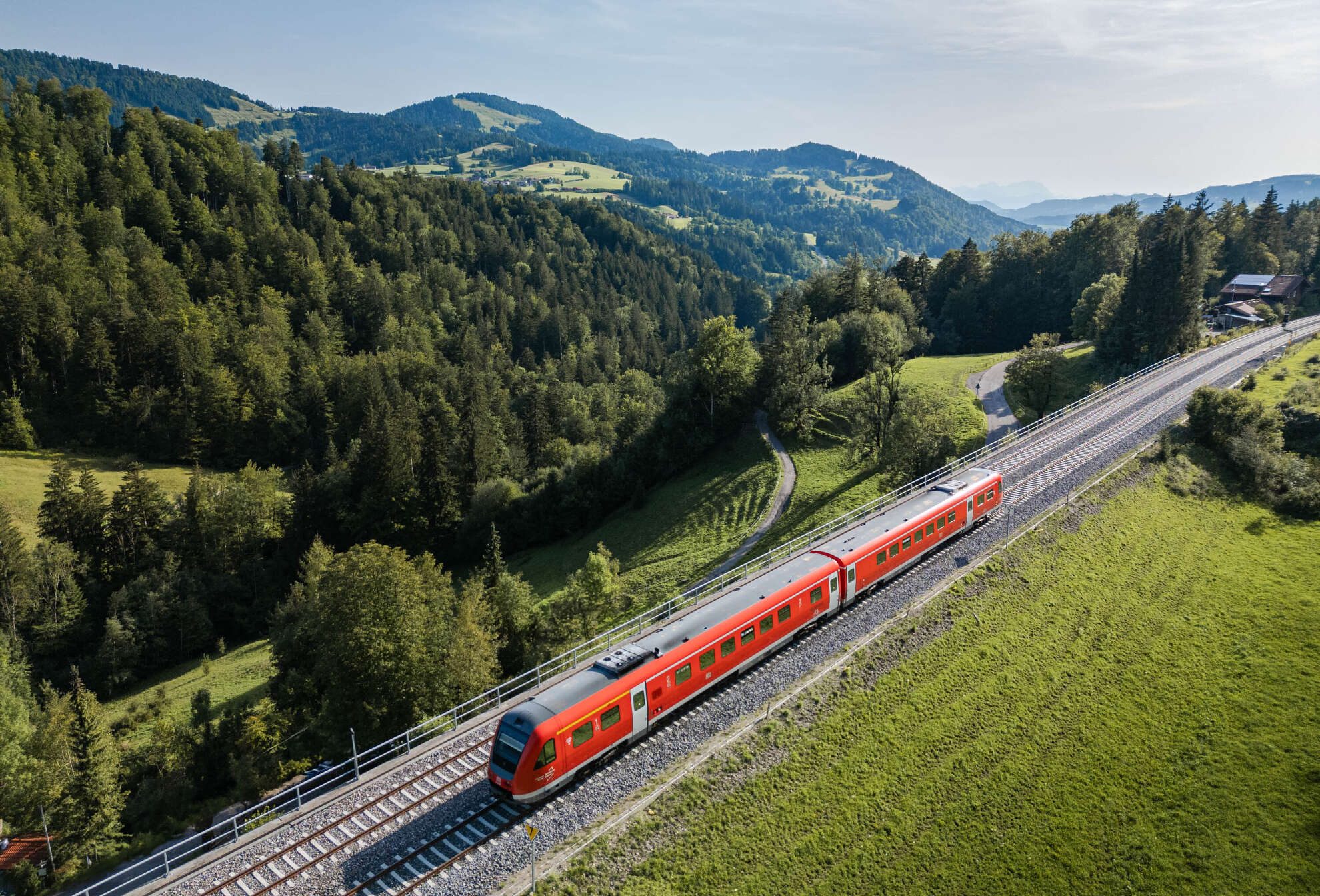 Bahn nach Oberstaufen