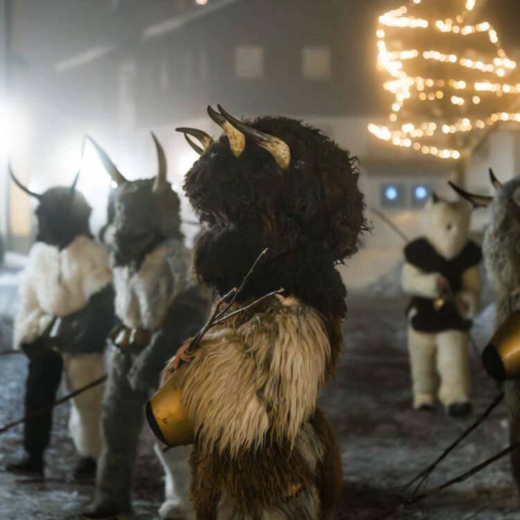 Im Dezember treiben die Klausen ihr Unwesen nach einer Allgäuer Tradition in Oberstaufen