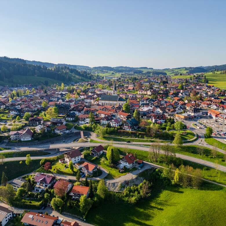 Ortsansicht Oberstaufen im Allgäu