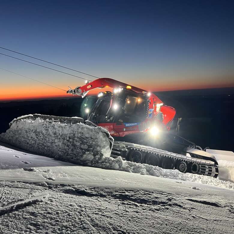 Pistenwalzen-Erlebnis an der Imbergbahn