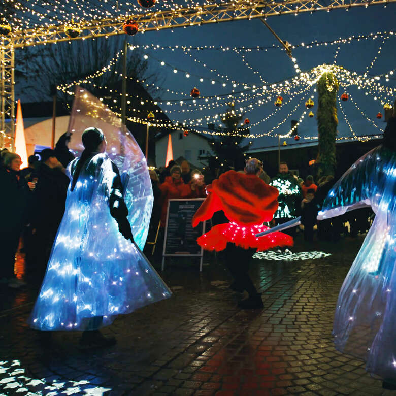 Glow-Wings am Oberstaufener Winterzauber