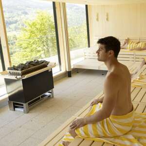 Entspannung in der Sauna im Erlebnisbad in Oberstaufen.