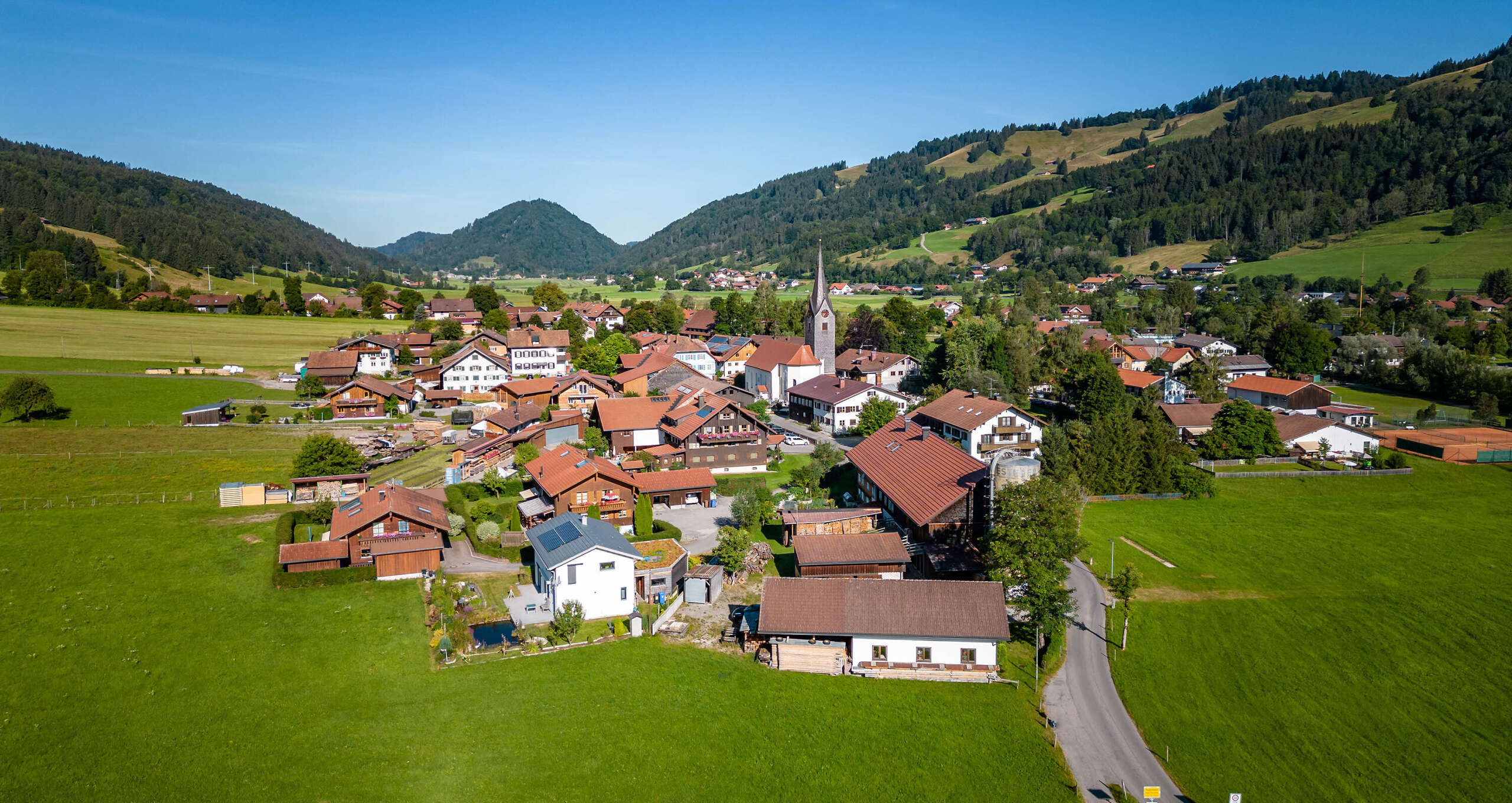 Panorama von Thalkirchdorf im Konstanzer Tal
