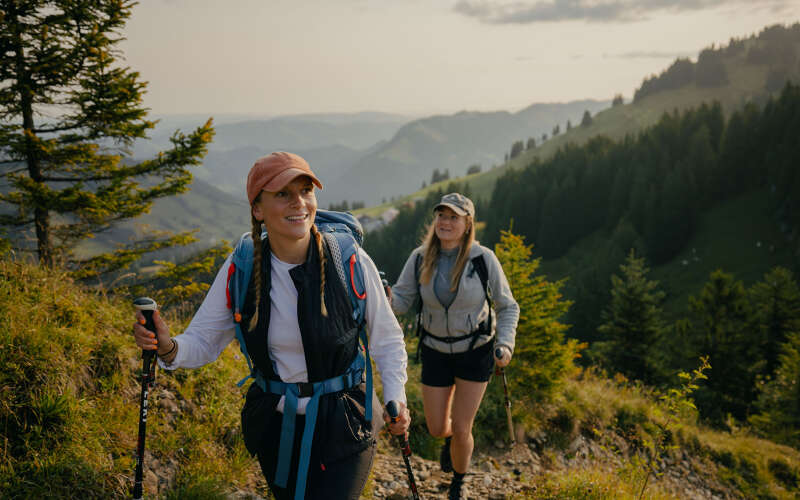 Wandern im Sommer in Oberstaufen