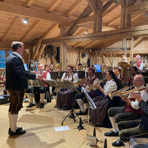 Konzert der Musikkapelle Aach während der Huimatwochen