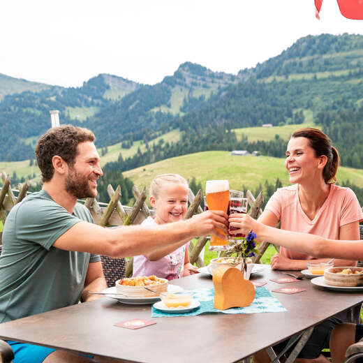 Berge, Natur und Erlebnis im Allgäu. Oberstaufen mit Kindern entdecken.