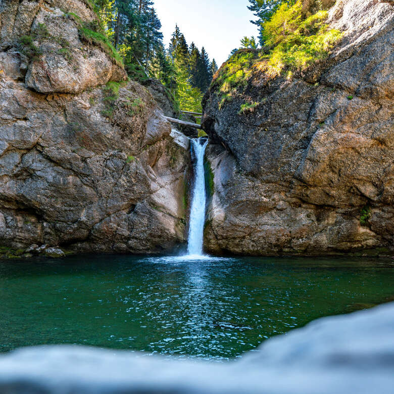 Buchenegger Wasserfälle im Naturpark Nagelfluhkette