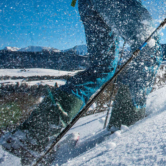 Schneeschuhtouren in Oberstaufen im Allgäu.