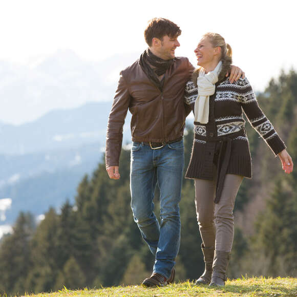 Bewegung in der Natur unterstützt die Original Kur nach Johann Schroth in Oberstaufen.