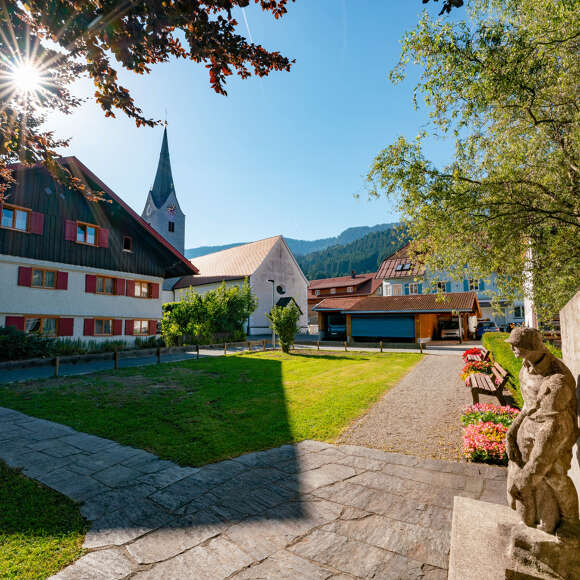Ortsteil Thalkirchdorf von Oberstaufen im Allgäu.