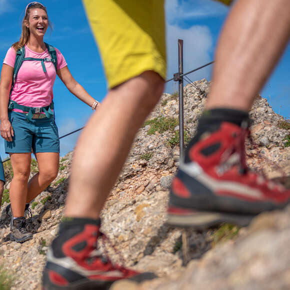 Im Urlaub im Allgäu im Sommer die Berge von Oberstaufen erleben.